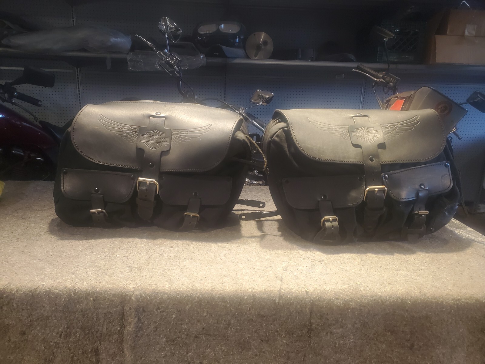 Saddlebags, 1991 FXR, FXRS, HarleyDavidson FXR Convertable eBay