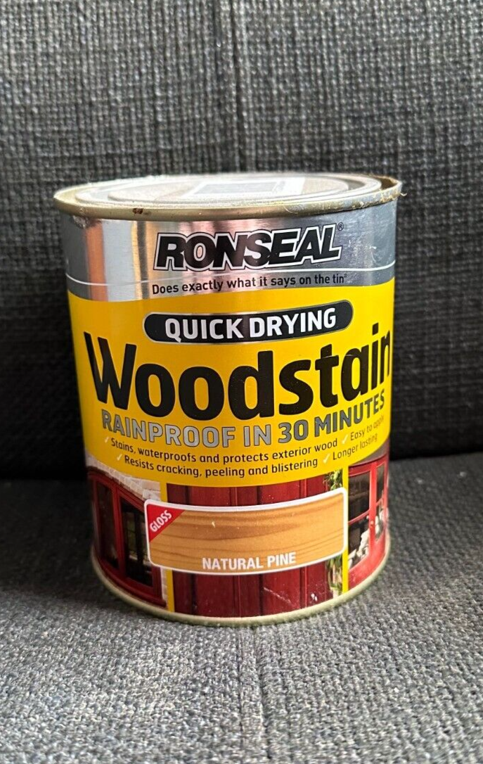 Ronseal - Quick Drying - Woodstain -Natural Pine - Gloss - 750ml