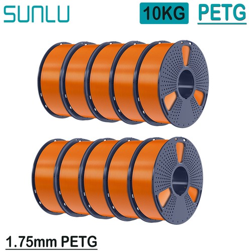 SUNLU 10x 1KG PETG 3D Drucker Filament 1.75mm PETG 10KG For FDM 3D Printers - Bild 23 von 43