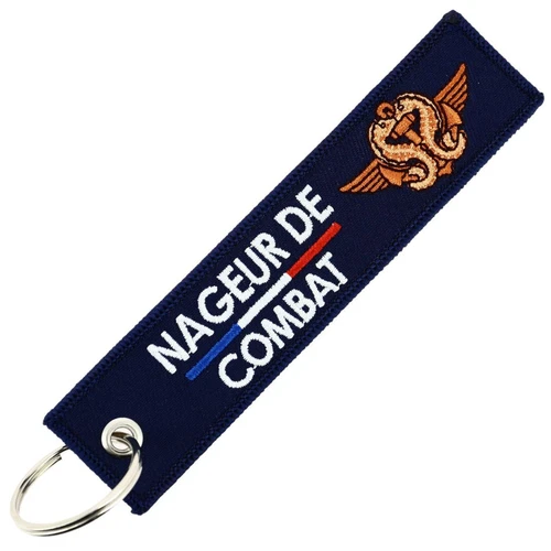 Porte Clés - Nageur de Combat - Bleu - 