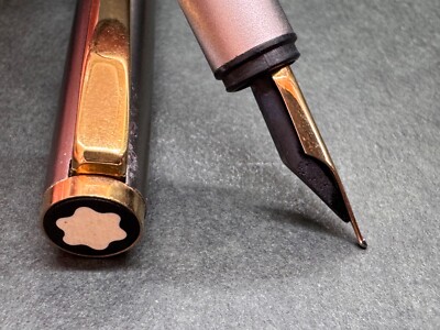MONTBLANC Noblesse Slimline Stainless-steel GT Vintage Fountain
