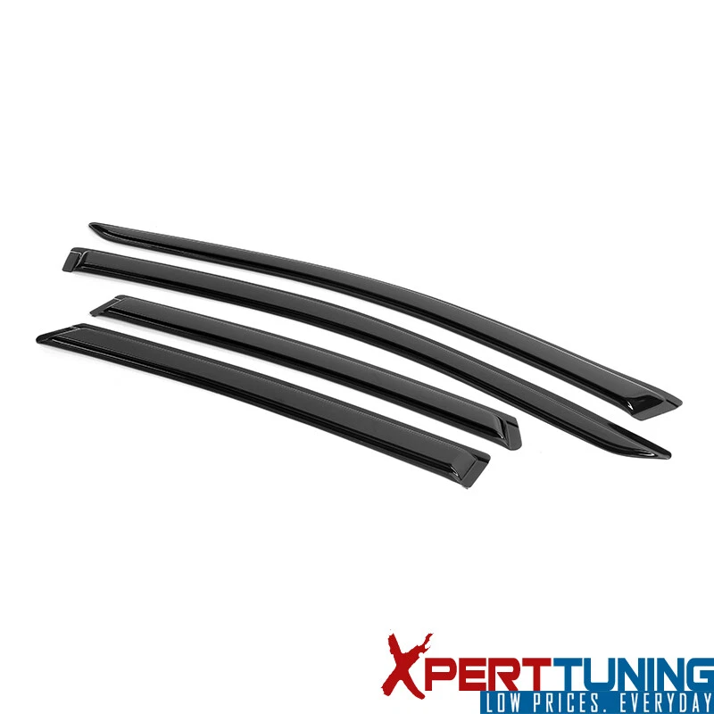 Para Nissan Altima 13-18 Sedán Cinta En Ventana Viseras Ventilación Lluvia Protector Acrílico Foto 3 de 4