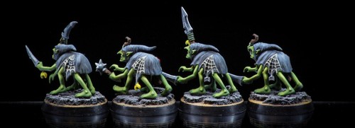 Pro Painted Warhammer Miniature AoS Goblin Mutants (x4) DnD - Picture 4 of 6