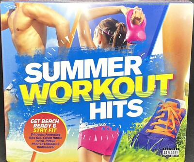 SUMMER WORKOUT HITS - VARIOUS ARTISTS, TRIPLE CD ALBUM, (2014) *NEW / SEALED*