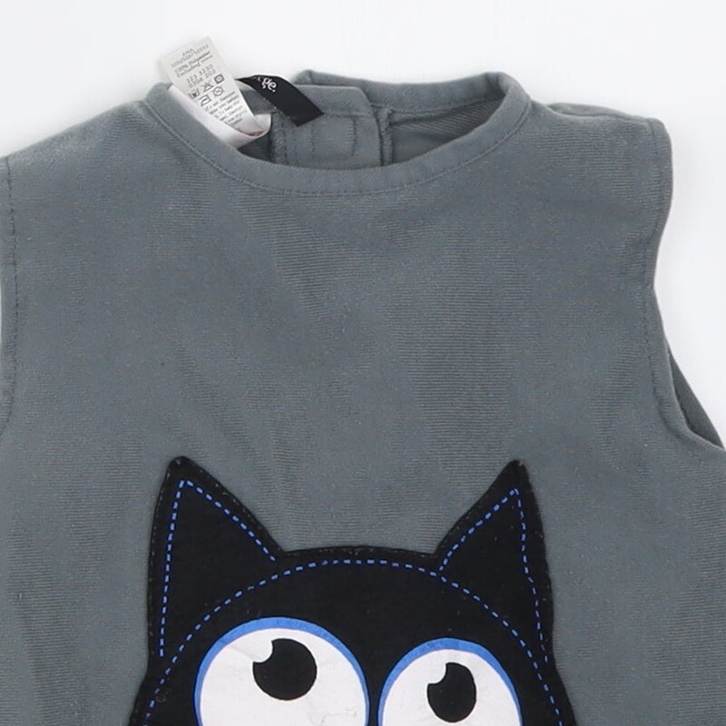 George Boys Grey Polyester blend Tank Size 2 Years Hook & Loop image 8