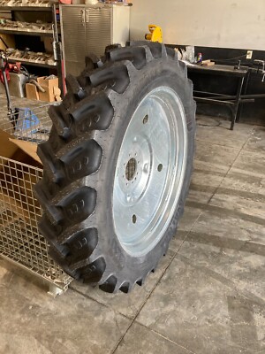 2 New Mounted 8 Hole Irrigation Assemblies Tires 320 85 38 BKT RT855 320/85R38