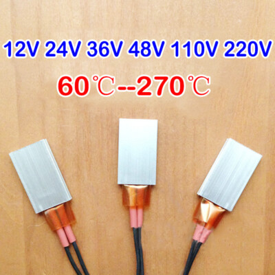 PTC Heater Plate 12V~220V Constant Temperature Element Thermostat Heating Tablet