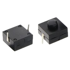 MINI PULSANTE INTERRUTTORE TATTILE AUTOBLOCCANTE ON-OFF 2 PIN - 4 PEZZI