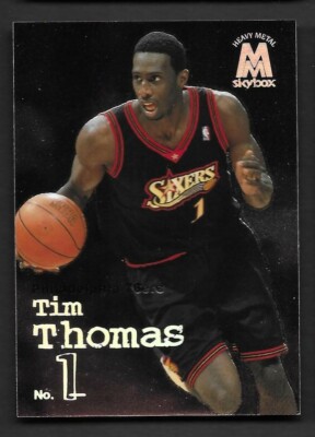 1998-99 SkyBox Molten Metal #130 Tim Thomas Philadelphia 76ers | eBay