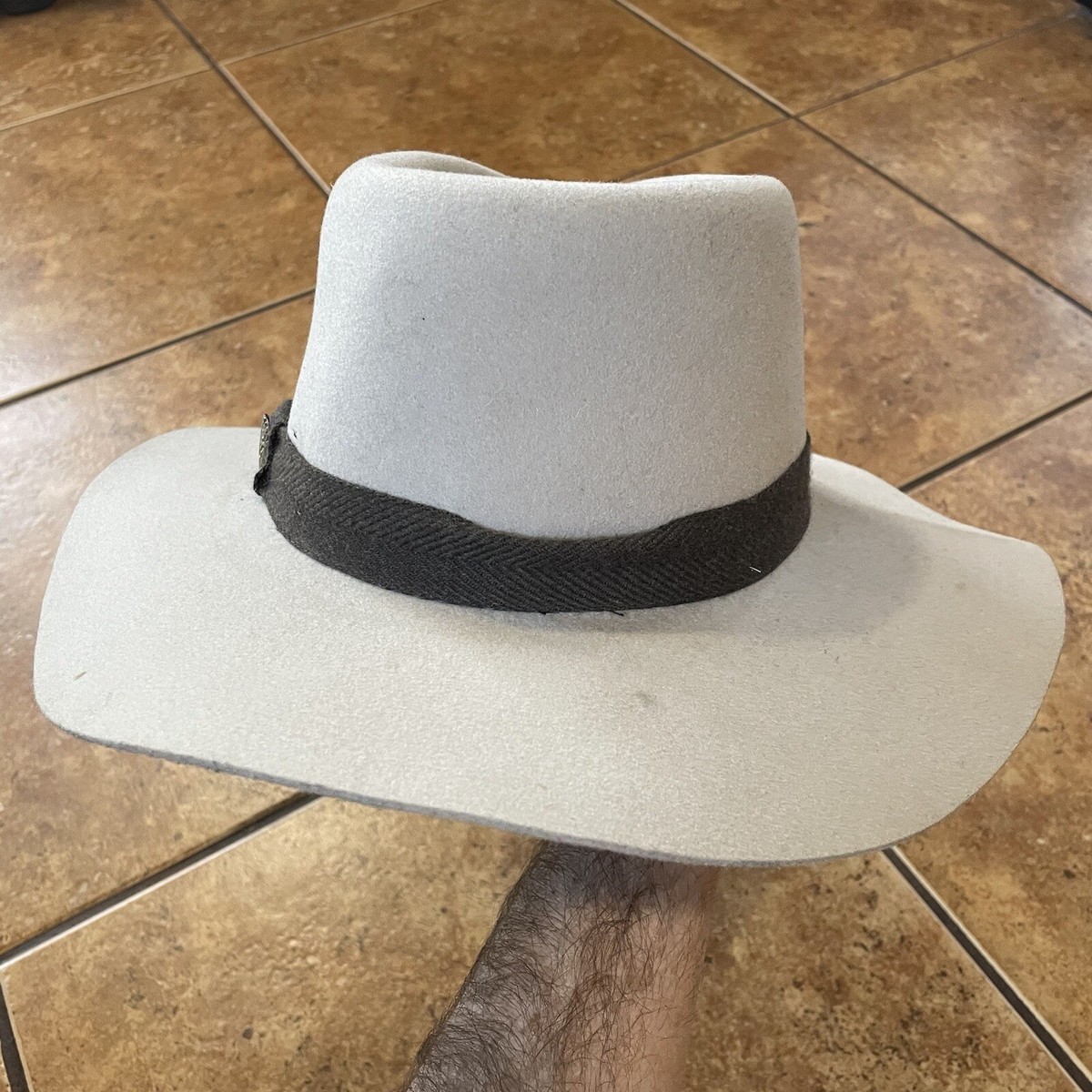Vintage Dobbs Gray Whippet Style Fedora Hat Size Medium 1960s View 6