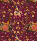 1 Roll MIND THE GAP Aristocracy Black Burgundy  Red Yellow Mural Style Wallpaper