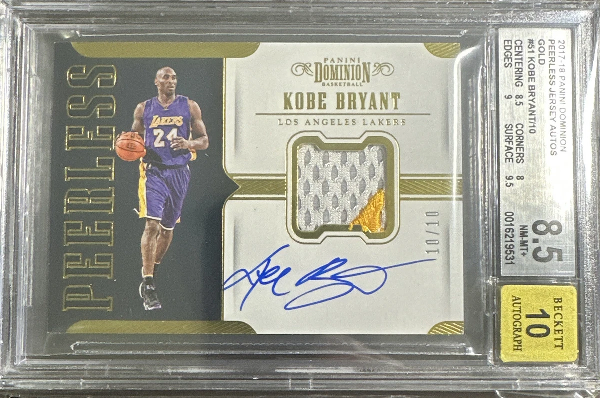 Kobe Bryant Basketball Trading Cards Memorabilia Sports 2017-18