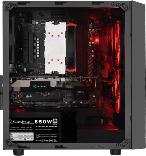 SilverStone Technology SST-PS15B-RGB Micro-ATX Computer Case with Tempered Glass - Picture 9 of 11