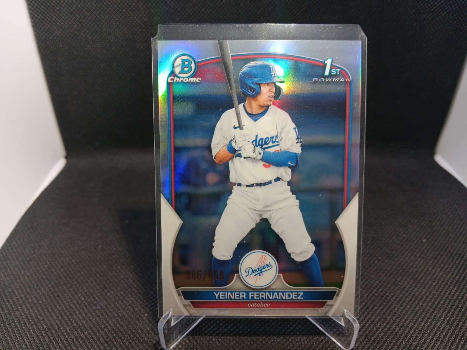 2023 Bowman Chrome #BCP-138 Yeiner Fernandez Refractor /499