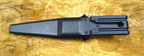 Camillus Titanium 8-1/2" Hunting Knife W/Sheath and Fire Starter in Grip - Picture 3 of 5