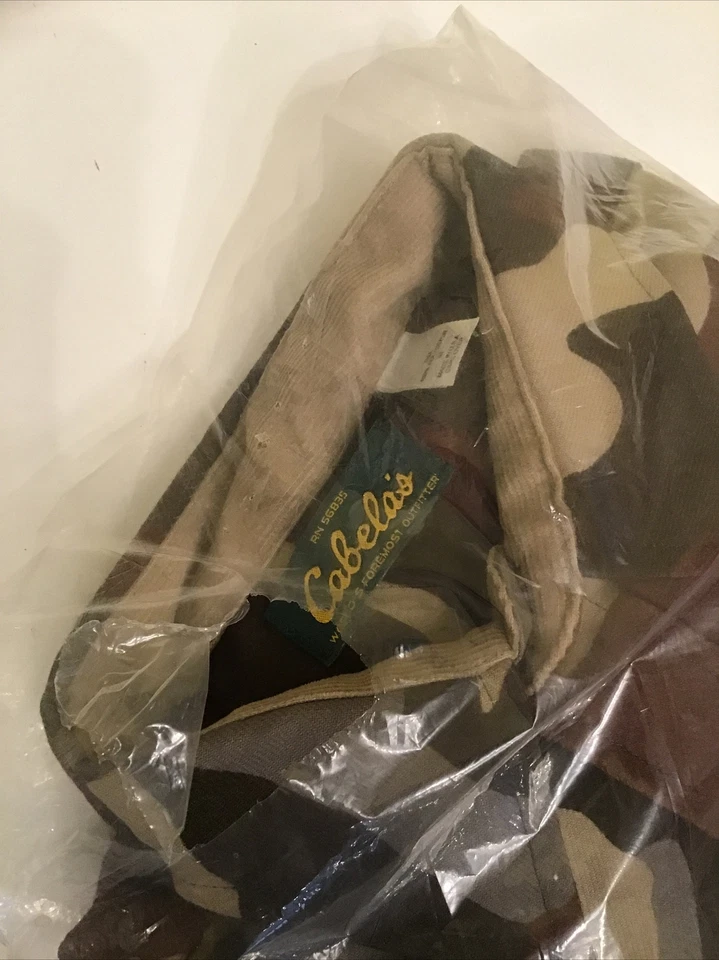 Dead Stock Cabela's Army Camouflage Long Sleeve Heavy Shirt USA sz Med Tall - Image 3 of 4