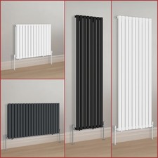 Oval Column Radiator Horizontal Vertical Heating Panel Single Double Rads UK
