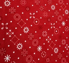 5/8 yard Red & White "Baby Jane" Cotton Fabric by Cosmo Cricket for Moda