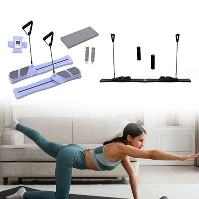Pilates Reformer Board für Zuhause mit Timer, Mehrzweck-Bauchmuskeltrainer