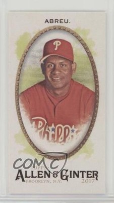 2017 Topps Allen & Ginter Mini Bobby Abreu #82 c7z