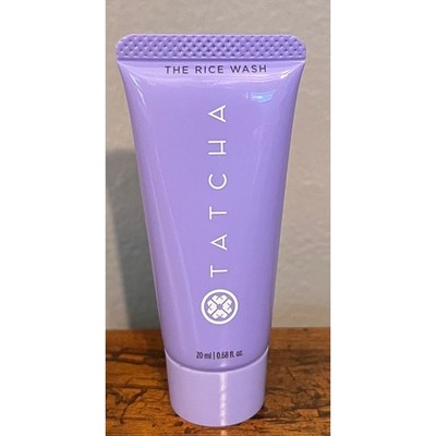 NEW Tatcha The Rice Wash Skin-Softening Cream Cleanser 0.68oz/20ml Travel Size