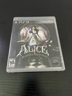 CASE & DISC ONLY Alice: Madness Returns (Sony PlayStation 3, 2011) PS3