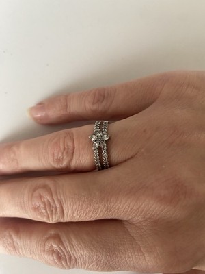 Pandora Damenring Schneeflocke 925 Sterling Silver Gr. 50 16mm