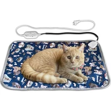 23.6" x15.7" Small Pet Heating Pad, Safe Electric Warming Pad for Dogs and Cats
