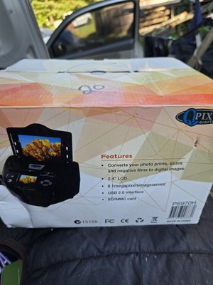 Qpix 4 in 1 Photo and Film Scanner Black (PS970H)