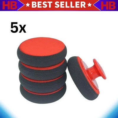 5 pcs Car Waxing Sponge Applicator Pad Set Auto Detailing Polish Tool