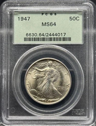 1947 Walking Liberty Half Dollar PCGS MS-64