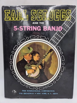 Earl Scruggs & The 5-String Banjo Instruction Book HARDCOVER Country 1968 GOOD - Photo 1/4