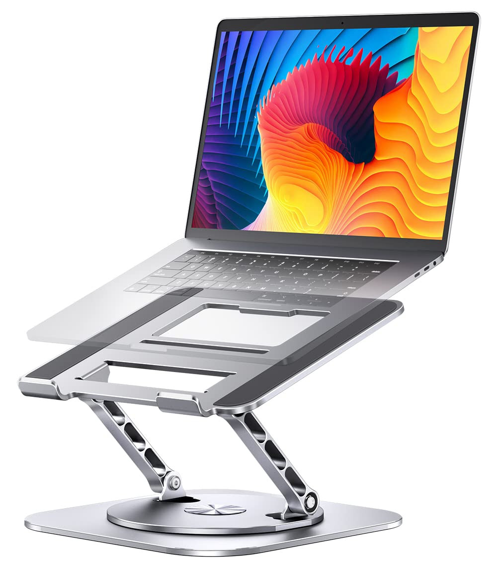Adjustable 360 Rotating Ergonomic Foldable Laptop Stand for Desk