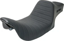 SlyFox Highnoon Slipstop Seat Black Stitch #4702A-SlyFox Harley Davidson