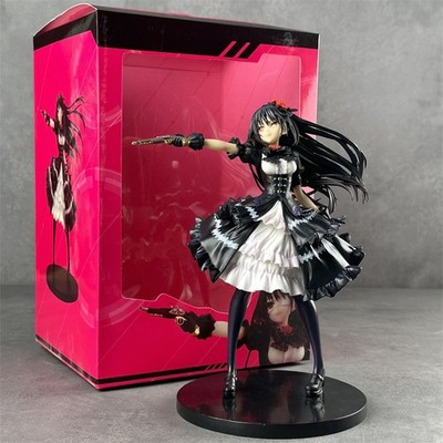 Anime DATE A LIVE Tokisaki Kurumi Black Clothes 24cm Figure Model Statue Toy NEW