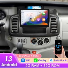 Autoradio Android 14 per Renault Trafic MK2 OPEL Vivaro A Apple CarPlay GPS DAB+