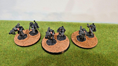 WARHAMMER 40K ASTRA MILITARUM OR IMPERIAL GUARD HEAVY WEAPONS TEAMS X 3