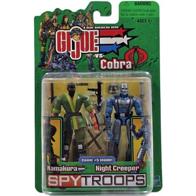 KAMAKURA NIGHT CREEPER FIGURE G.I JOE 2003 SPY TROOPS HASBRO GI COBRA COMIC #5