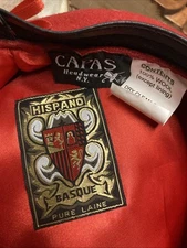 HISPANO BASQUE BROWN Beret - Wool Size L- Made In India CAPAS HEADWEAR N.Y.