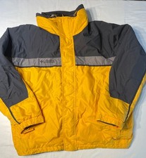 Vintage Columbia Bugaboo Jacket Yellow Black 3-in-1 Men s Medium 90s Style XL