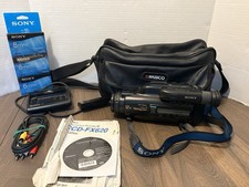 Sony 12x Handycam CCD-FX620 Hi-Fi Stereo Video 8 Camcorder - Black Not Tested
