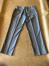 Perry Ellis Portfolio Neo Luxe Gray Dress Pants (Men’s 38x32) NWT