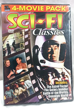 Sci-Fi Classics DVD Set 4 Discs Mill Creek 4-Movie Pack SEALED