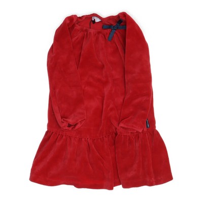 Polarn O. Pyret, Kleid, Größe: 92, Rot, Baumwolle/Polyester, Einfarbig #Nsc