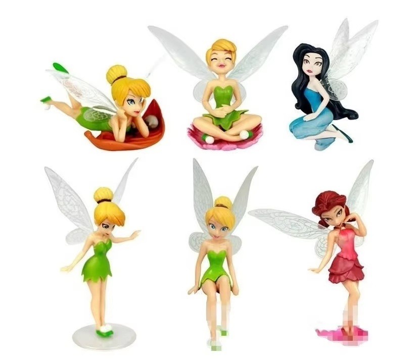 6pcs Pvc Figures Cake Topper Toy Gift Free Ship