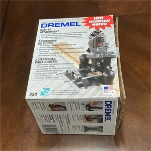 Dremel 330 Router Attachment for Rotary Tool, Routing, Black