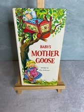 Vintage 1980 Baby's Mother Goose hardcover book Grosset & Dunlap Mcloughlin