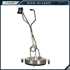 20" Pressure Washer Surface Cleaner 4500PSI w/ Handles & Wheels Quick Connect