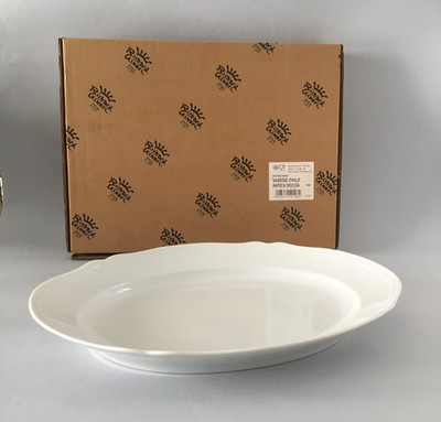 Richard Ginori Antike Ovale Dusche Speiseteller 35 cm Serving Platter Raviera