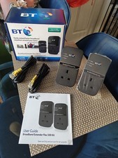 BT Broadband Extender Flex 500 Homeplug Kit Black